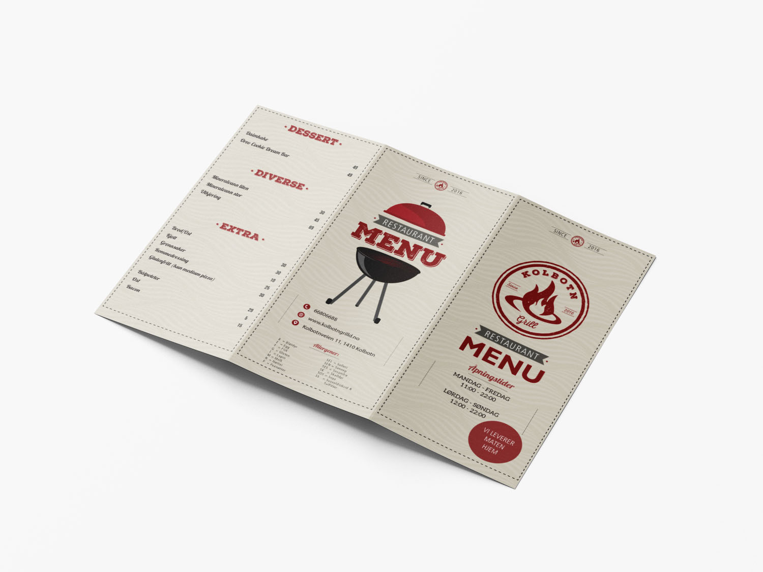 Kolbotn grill outside leaflet